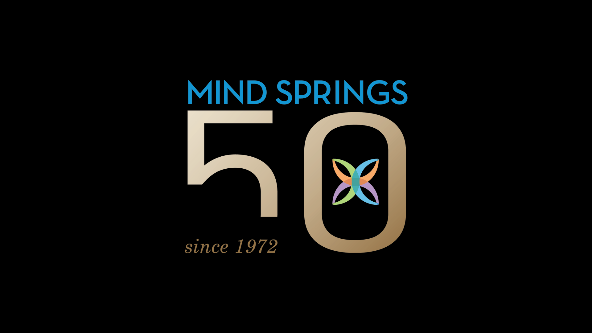 50th Anniversary Mind Springs Health logo