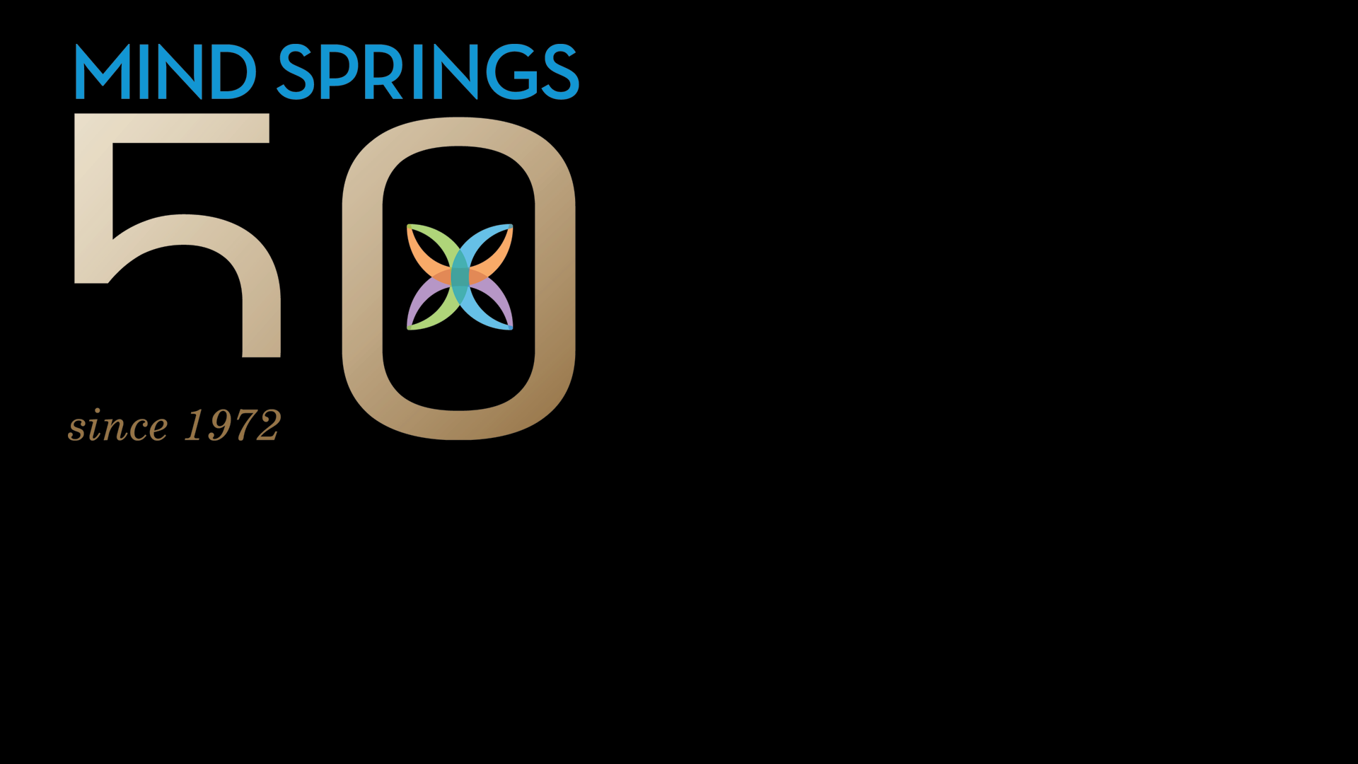 50th Anniversary Mind Springs Health logo