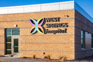 West Springs Hospital Sign